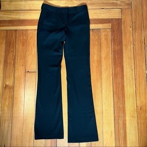Black bootcut work pants